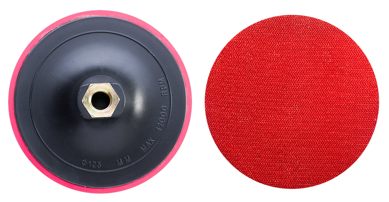 Unášač na uhlovú brúsku so suchým zipsom 125mm
