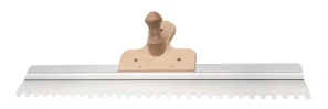 Špachtľa na rozotieranie tmelov, stierok 60cm Zub 10x10mm